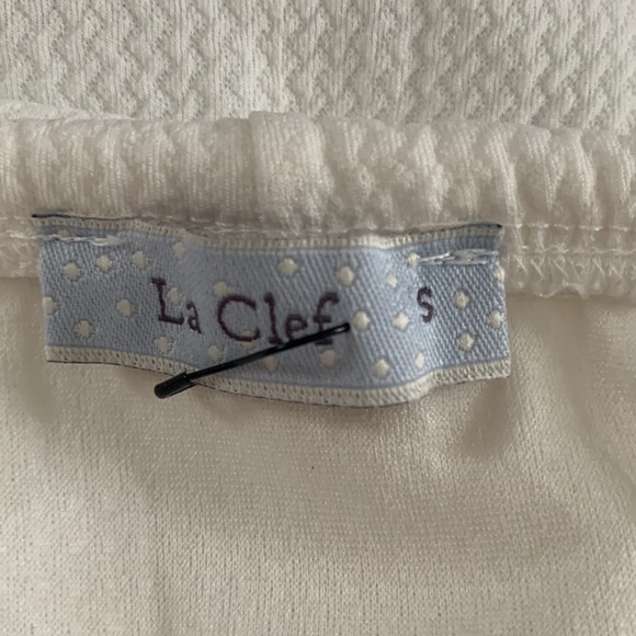 Pinkblush White Waffle Knit Off Shoulder Ruched Maternity Dress - Picture 11 of 12